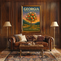 Georgia Where Southern Charm Meets Poster