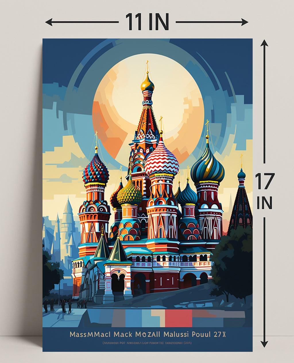 Vibrant Domes Of St. BasilS Cathedral Poster