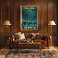 Emerald Frost In Seattle Poster