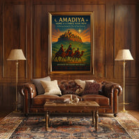 Amadiya Home to the Three Wise Men Poster