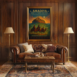 Amadiya Home to the Three Wise Men Poster