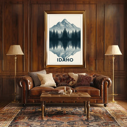 Idaho Mountain Reflection Poster