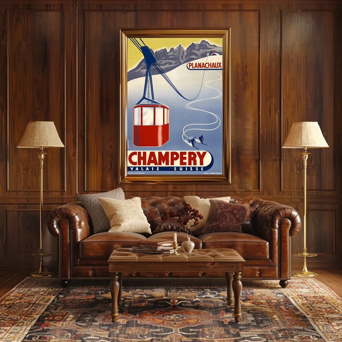 Champery Ski Resort Poster