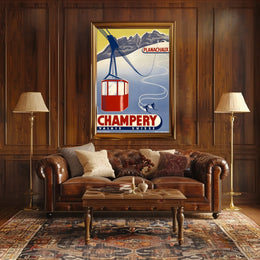 Champery Ski Resort Poster