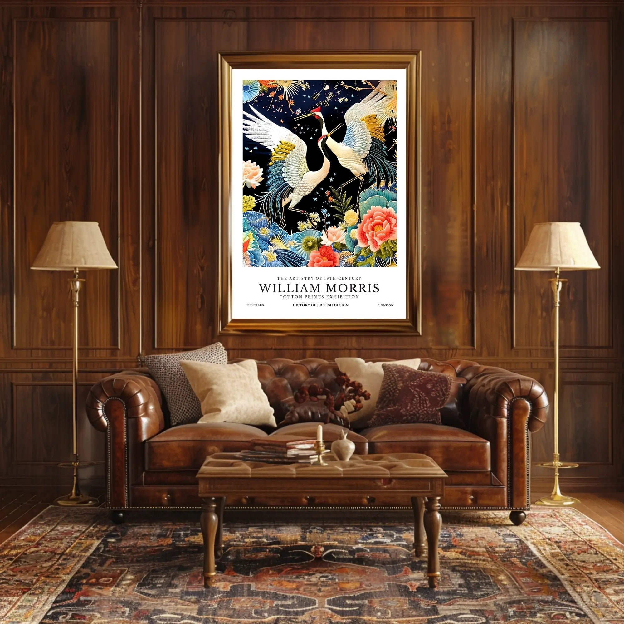 William Morris Crane Art Cultural or Heritage Poster