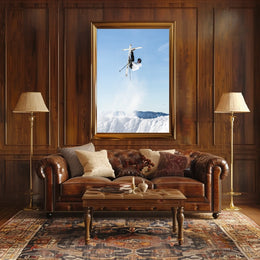 High-Flying Ski Adventure Poster