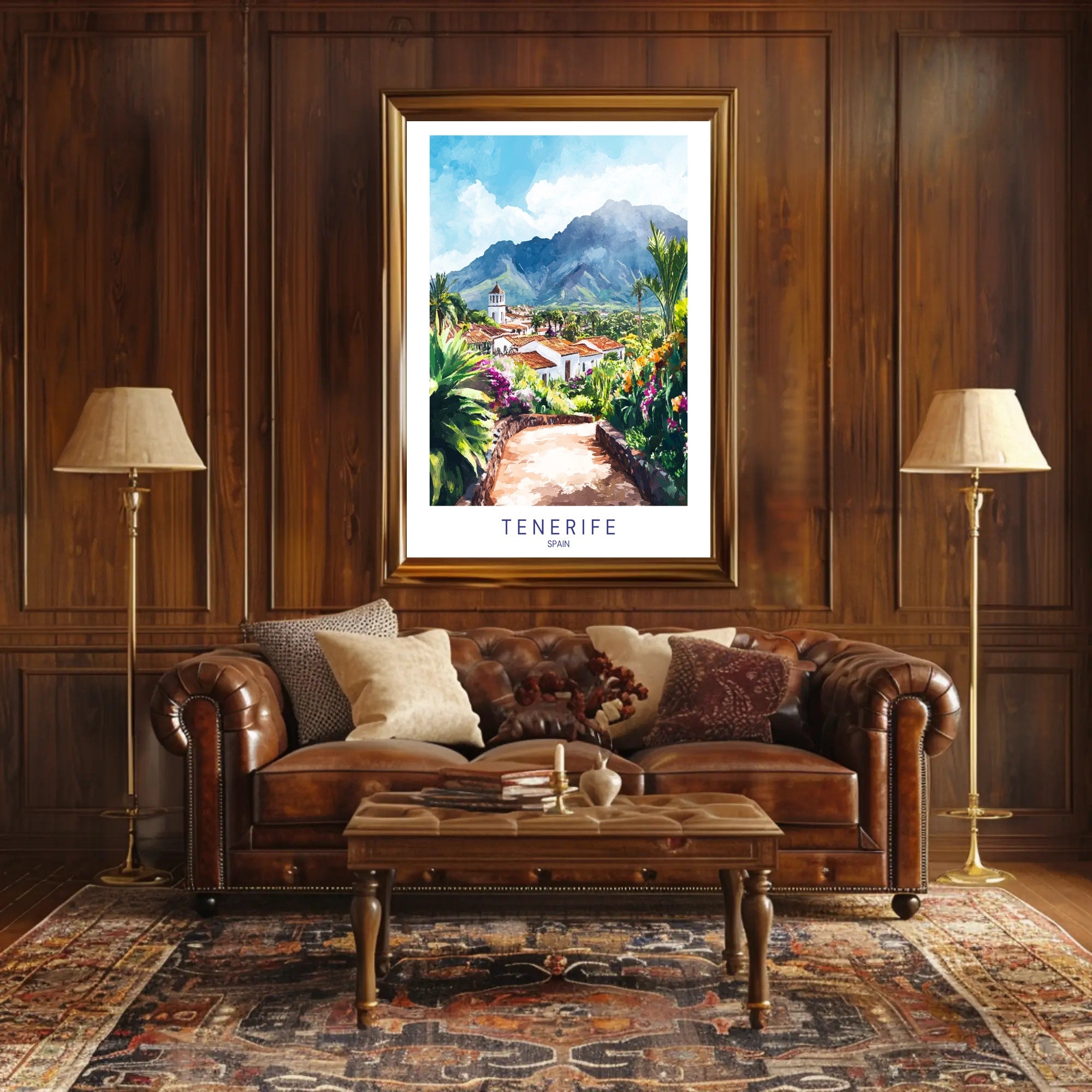 Scenic Beauty of Tenerife Poster PosterGoat