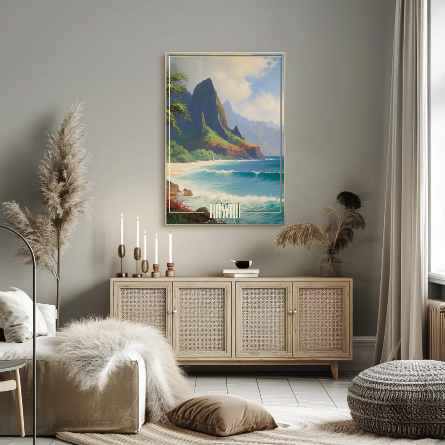 Hawaii Vintage Poster