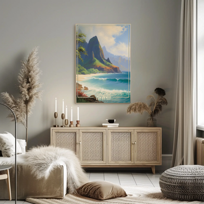 Hawaii Vintage Poster