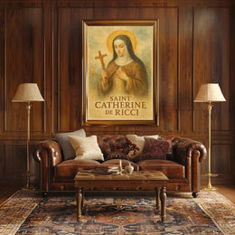 Saint Catherine de Ricci Religious Figure Wall Poster