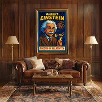 Albert Einstein Theory Of Relativity Poster
