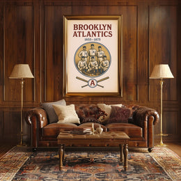 Brooklyn Atlantics Baseball Team Poster PosterGoat