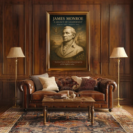James Monroe A Legacy of Leadership Poster