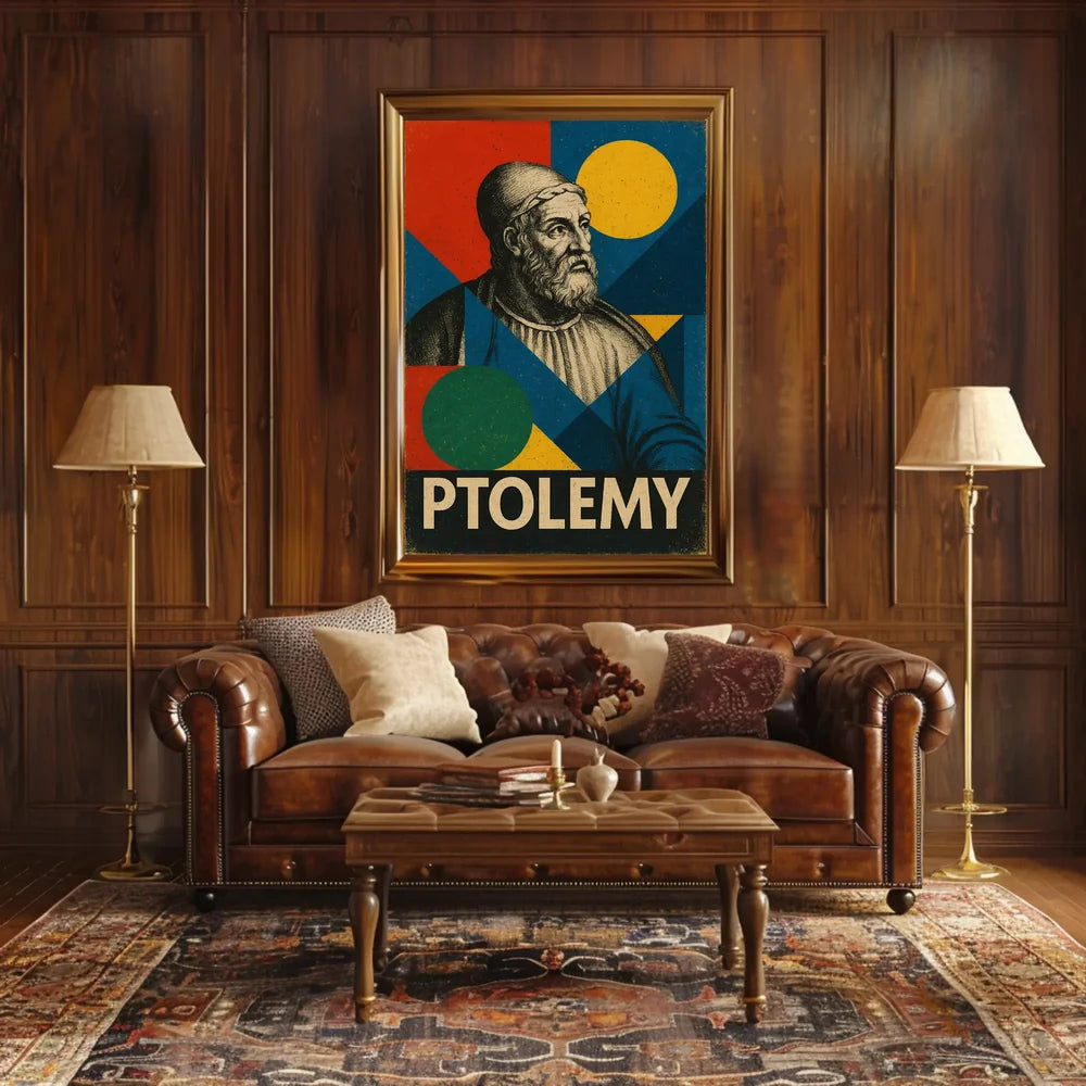 Ptolemy Tribute Vintage Art Poster