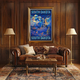 Mount Rushmore In South Dakota Poster