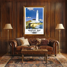 Whitley Bay Travel Poster