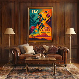 Fly South Africa Wander in Color Poster