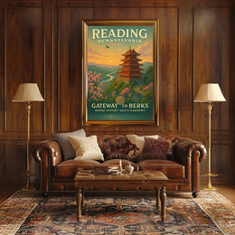 Reading, Pennsylvania Gateway to Berks Poster
