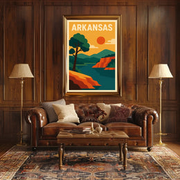 Arkansas Scenic Landscape Poster