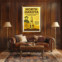 North Dakota Highlights Poster