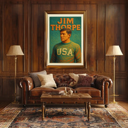 Jim Thorpe Tribute Poster