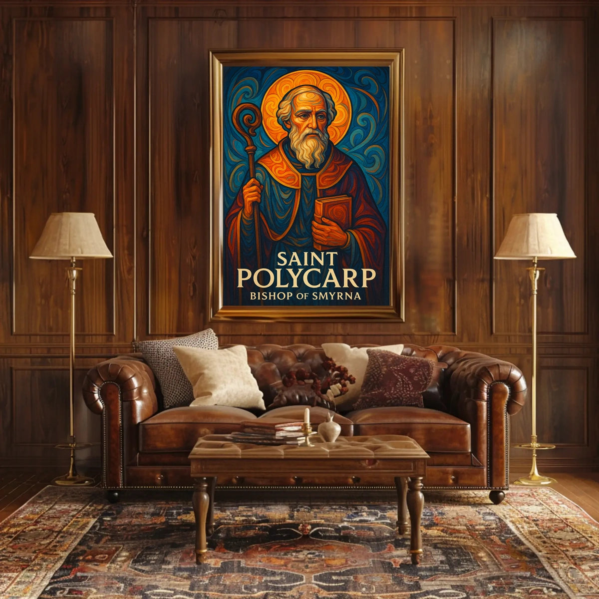 Saint Polycarp Bishop of Smyrna Poster
