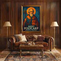 Saint Polycarp Bishop of Smyrna Poster