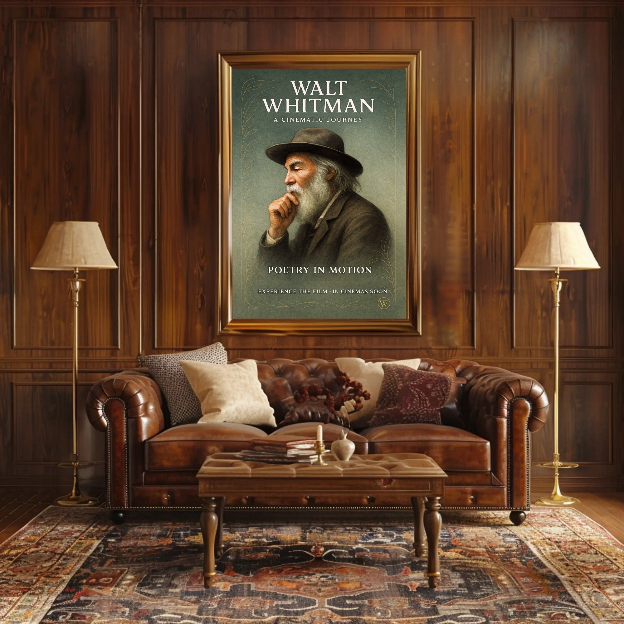 Walt Whitman A Cinematic Journey Poster PosterGoat