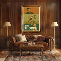 Jim Thorpe Athletic Icon Poster