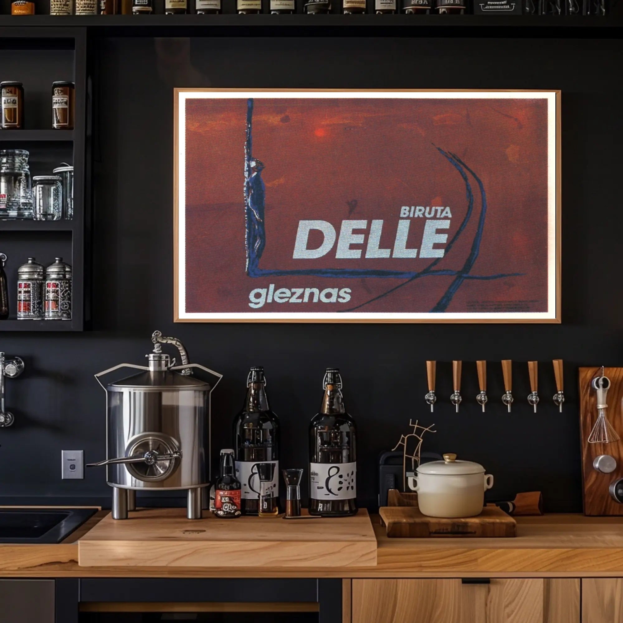 Biruta Delle Art Exhibition Poster