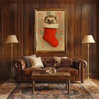 Festive Hedgehog Surprise Poster