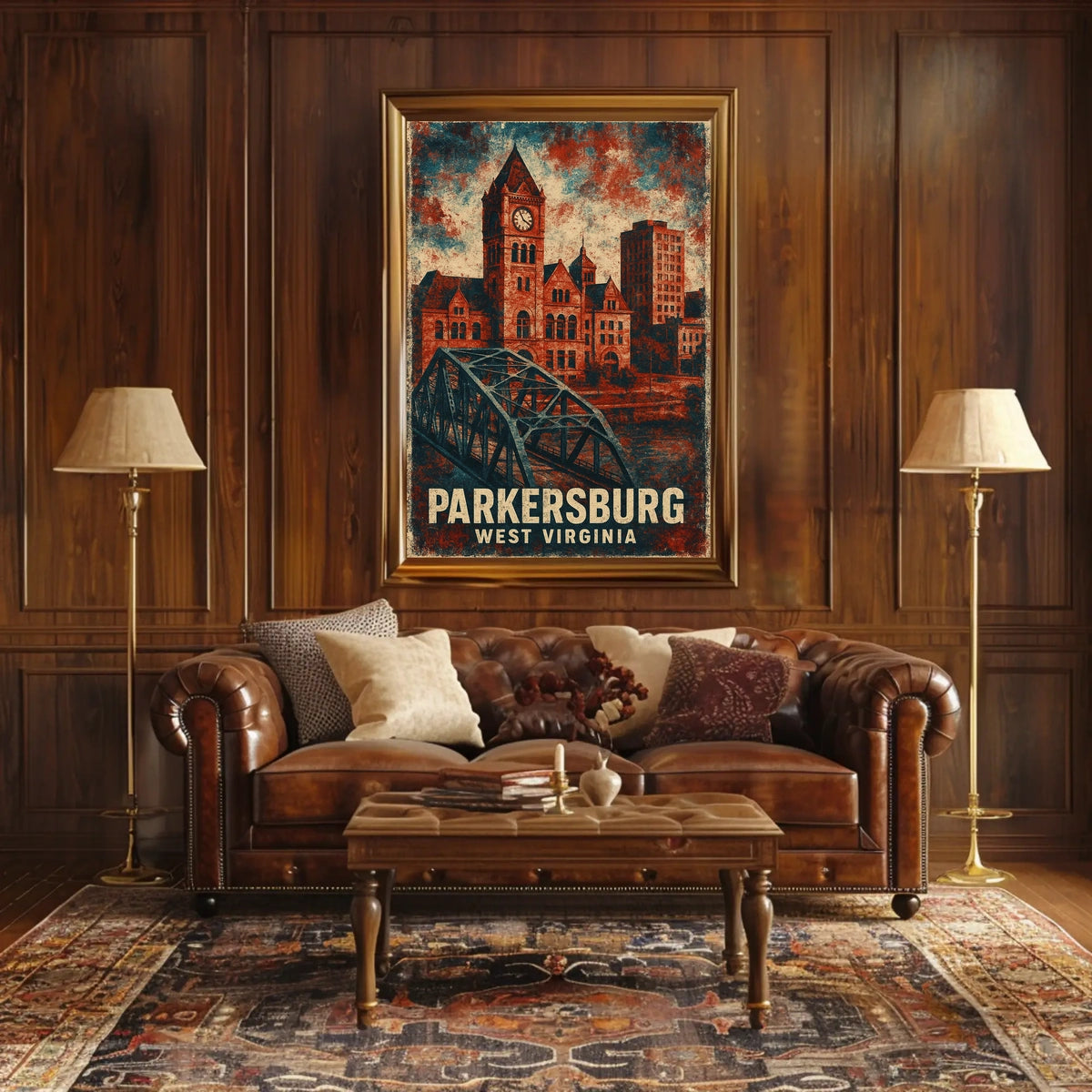 Parkersburg, West Virginia Poster