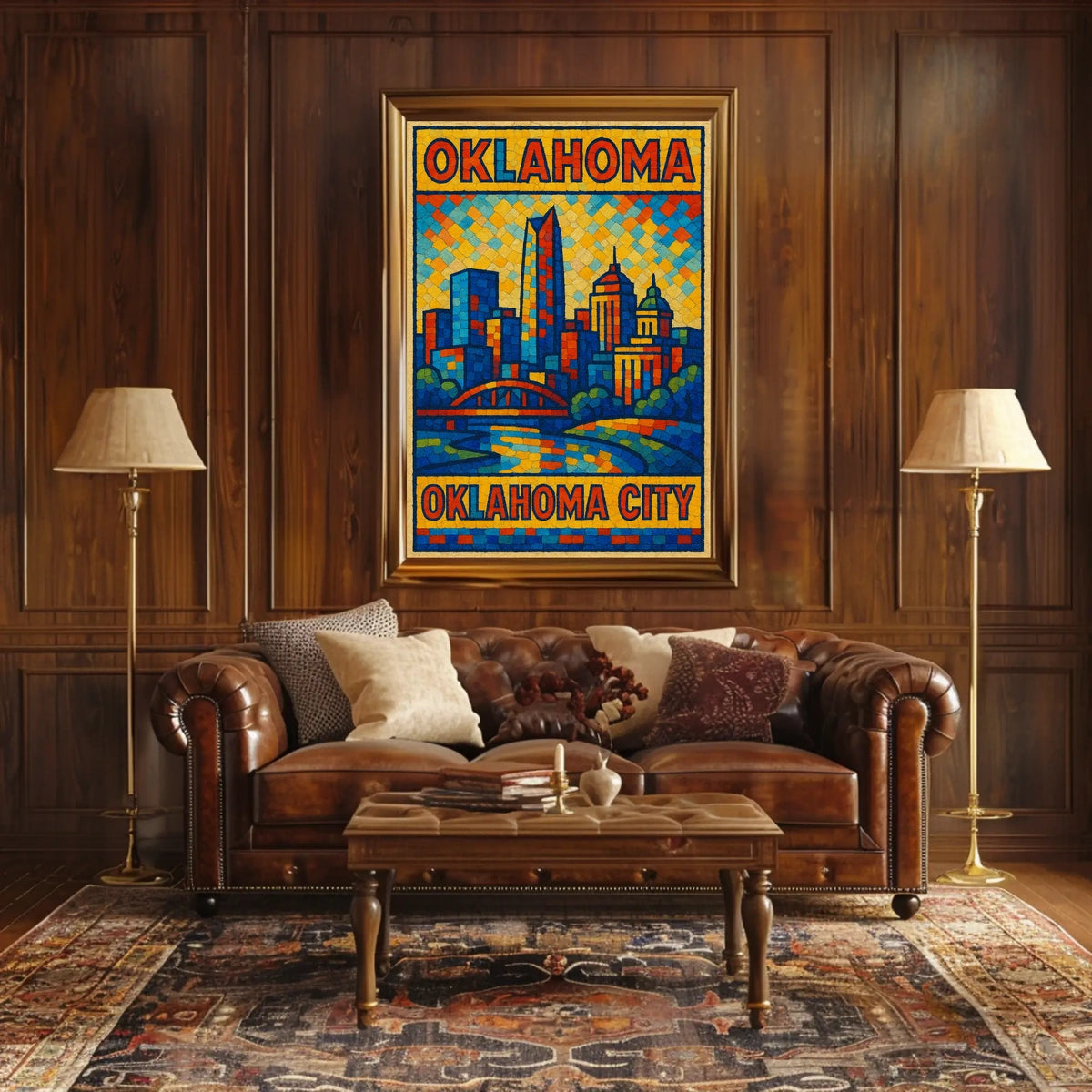 Oklahoma City Skyline Poster