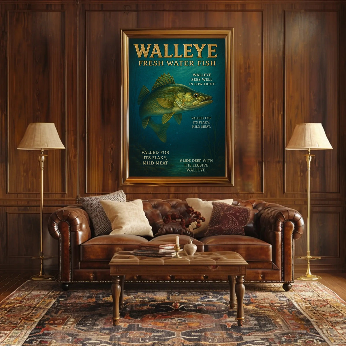 The Elusive Walleye Poster