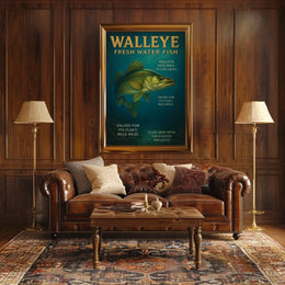 The Elusive Walleye Poster