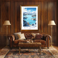 Blue Lagoon Iceland Poster
