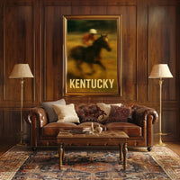 Kentucky Horse Racing Poster