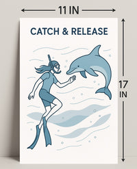 Catch & Release Poster PosterGoat