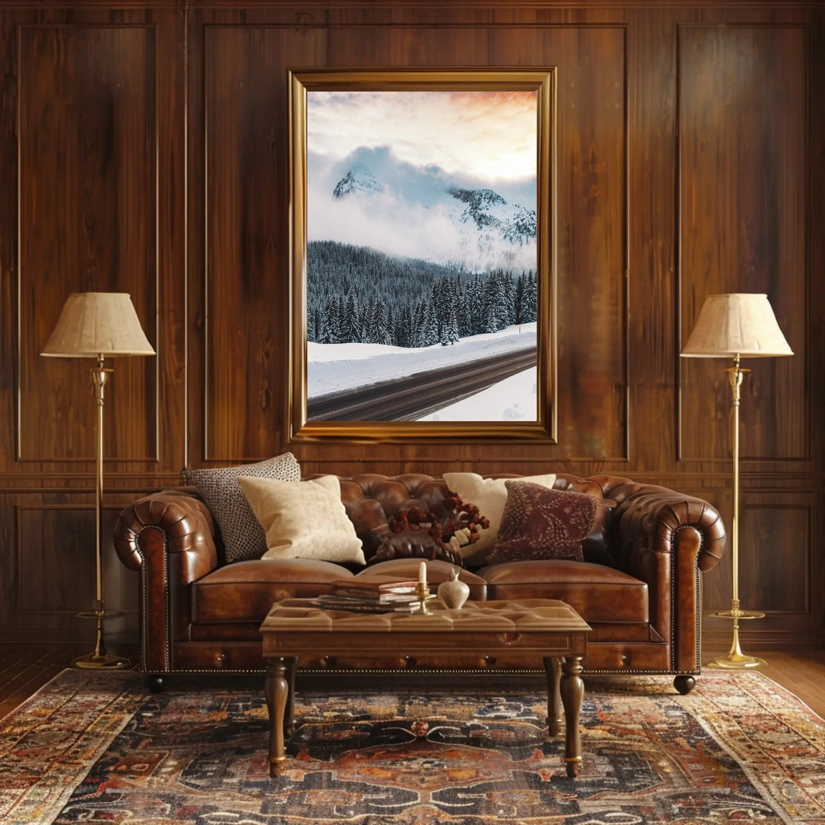 Winter Wonderland Serenity: National Park Poster