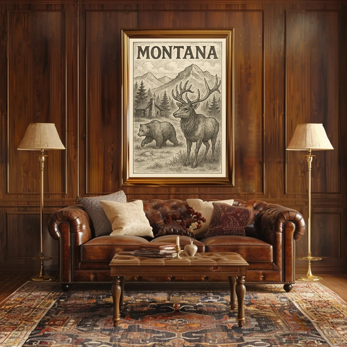 Montana Wilderness Poster