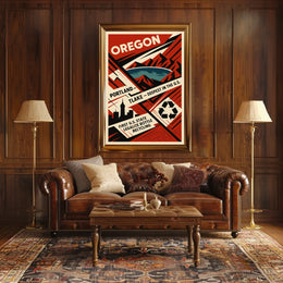Oregon Highlights Poster