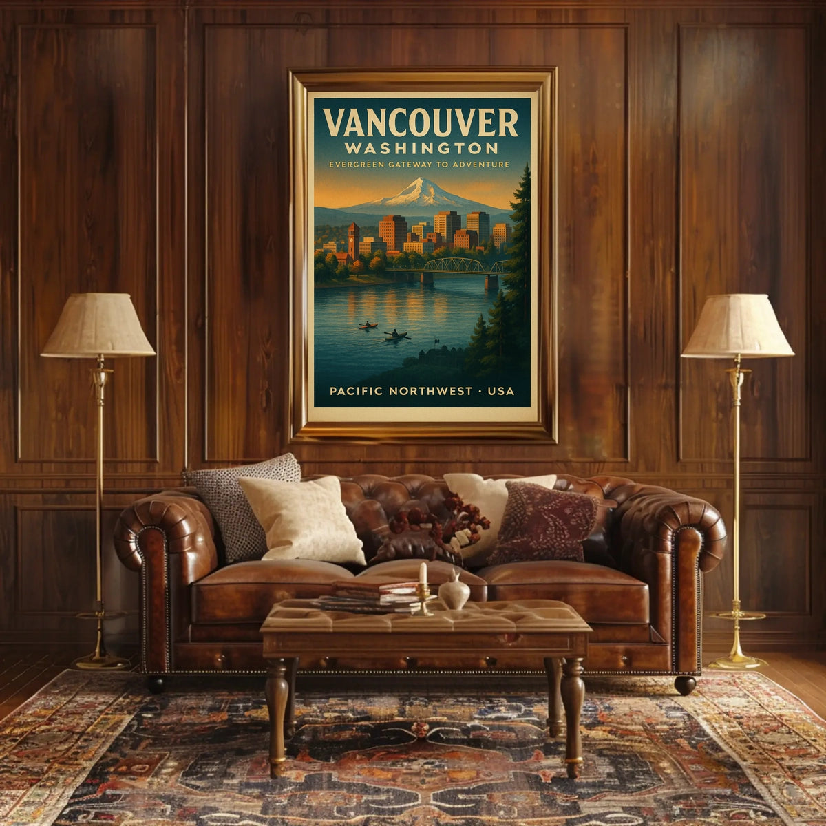 Vancouver, Washington Evergreen Gateway Poster
