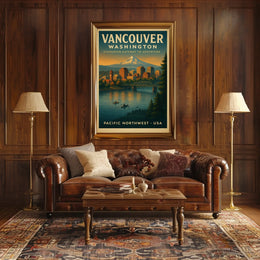 Vancouver, Washington Evergreen Gateway Poster