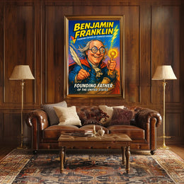 Benjamin Franklin Founding Father Poster PosterGoat