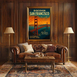 Discover San Francisco Poster