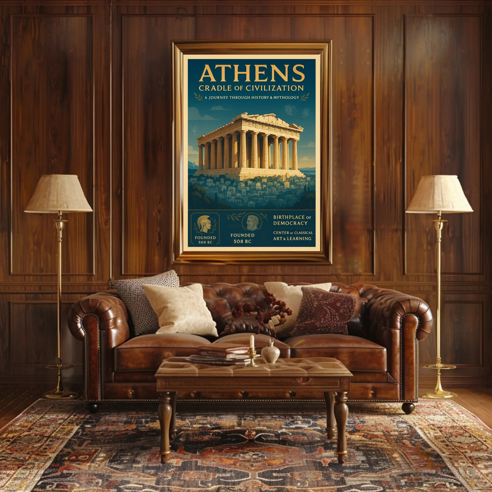 Athens Journey: Exploring Classical Heritage Cultural or Heritage Poster