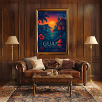 Guam Jewel of the Pacific Poster