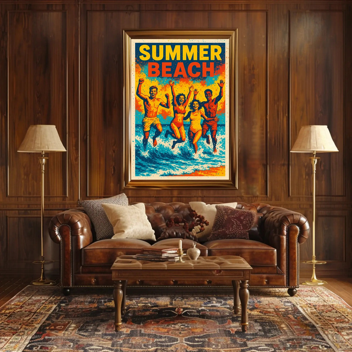 Summer Beach Vibes Poster