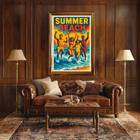 Summer Beach Vibes Poster