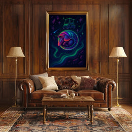 Cosmic Armadillo Adventure Poster